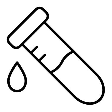 Termometre simgesi, anahat stili