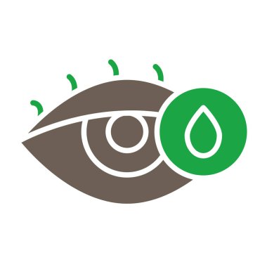 Göz damlası vektör çizimi