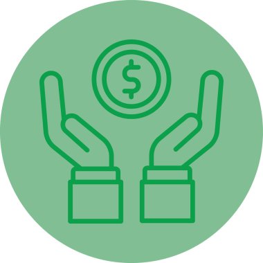 Modern simgenin vektör illüstrasyonu