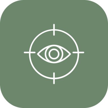 Göz simgesi vektör illüstrasyonu