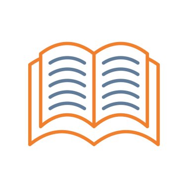 kitap vektör çizgisi simgesi