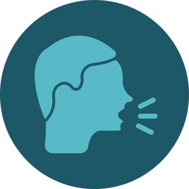 Elinde kalp olan bir kadının vektör çizimi, ikon