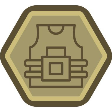 Altın simgenin vektör illüstrasyonu