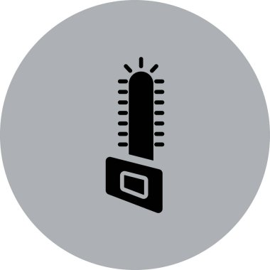 Modern b 'nin vektör çizimi ışık simgesinden yoksun