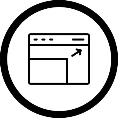 tarayıcı arayüzü simgesi