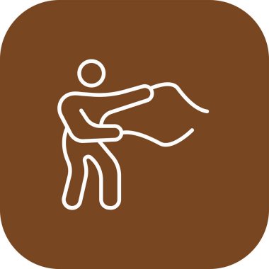 İnsan figürü simgesinin vektör illüstrasyonu