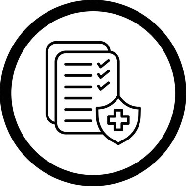 tıbbi kitap simgesi vektör illüstrasyonu