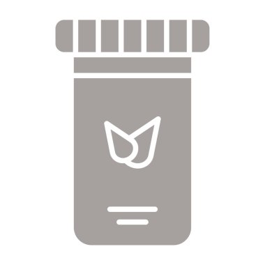 Yaprak ikonlu ilaç şişesi, satır biçimi