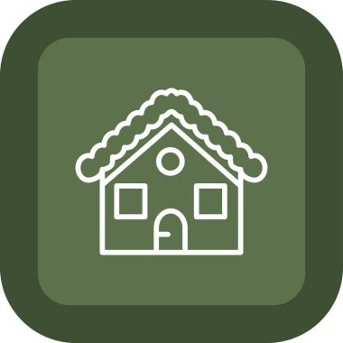 ev simgesi, vektör illüstrasyonu