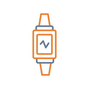 İnce çizgi biçiminde akıllı saat simgesi