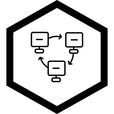 Seo simgesinin vektör illüstrasyonu