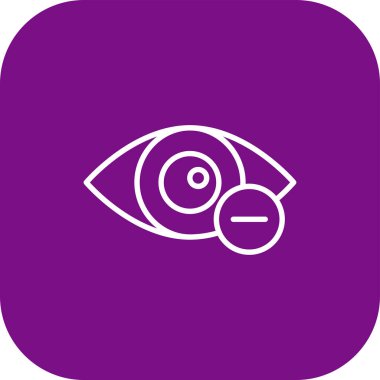 Göz simgesi vektör illüstrasyonu