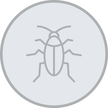 Böcek. Web simgesi basit illüstrasyon