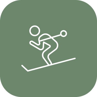 Buz pateni kutsal kişilerin resmi, vektör çizim