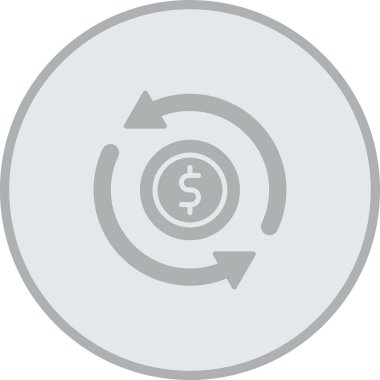 Dolar işareti vektör simgesi kolayca düzenleyebilir ya da değiştirebilir