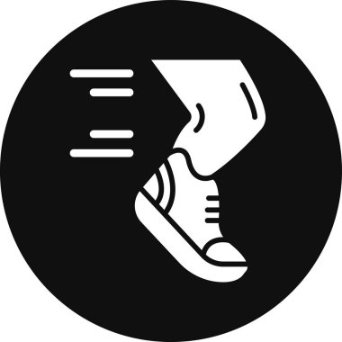 Bacak. Web simgesi basit illüstrasyon