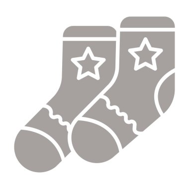 çorap, çorap, vektör simgesi kolayca değiştirilebilir ya da düzenlenebilir