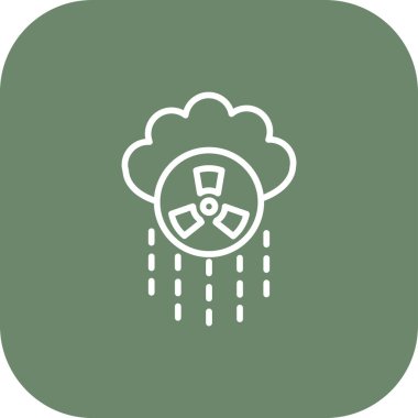 Bulut simgesinin vektör illüstrasyonu