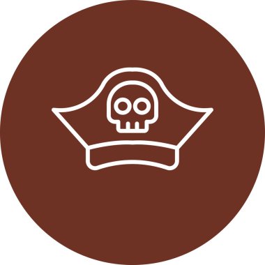 Kurukafa simgesi vektör illüstrasyonu