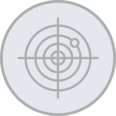 Hedef. Web simgesi basit illüstrasyon