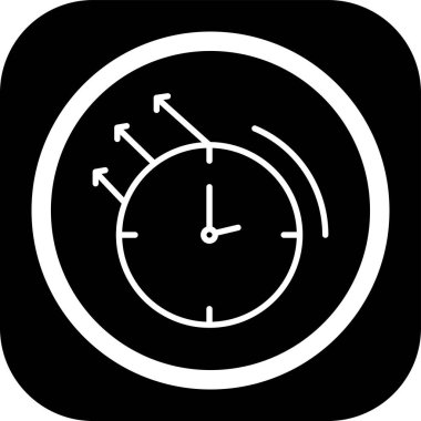 Projeniz için vektör saat simgesi