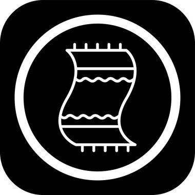 Tek bir simgenin vektör illüstrasyonu