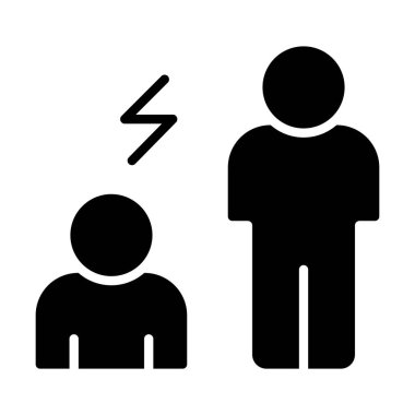 İnsan simgesinin vektör illüstrasyonu