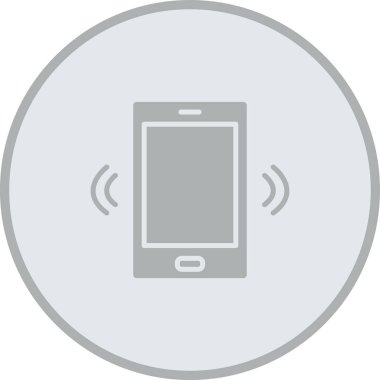 akıllı telefon simgesi vektör illüstrasyonu.