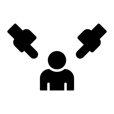 spor salonu vektör düz simgesi