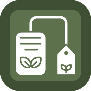 Yaprak vektör illüstrasyon simgesi