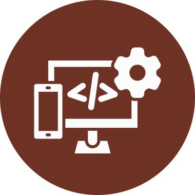 Web geliştirme kutsal kişilerin resmi, vektör çizim