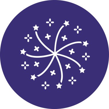 Bir yıldızın vektör illüstrasyonu