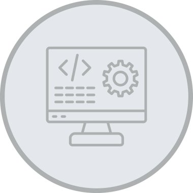 Kolayca düzenleyebilen ya da düzenleyebilen düz vektör simgesi kodlaması