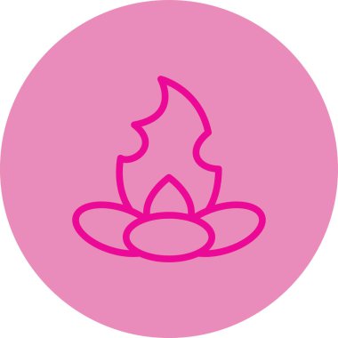 Kişisel ve ticari kullanımda vektör simgesi illüstrasyonu