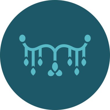 Bir noel ağacı simgesinin vektör illüstrasyonu