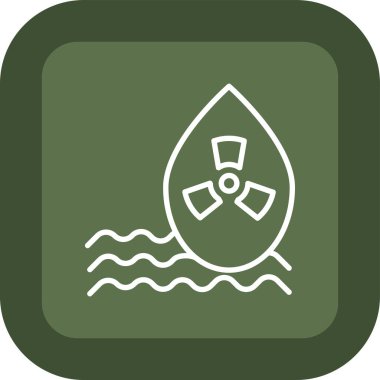 Su damlasının vektör çizimi