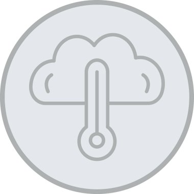 Hava durumu simgesi, vektör illüstrasyonu