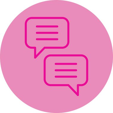 konuşma balonu ikonu vektör illüstrasyon tasarımı