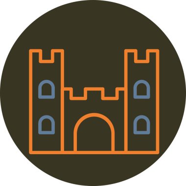 Yapı simgesinin vektör illüstrasyonu