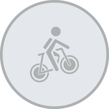 bisiklet ikonu vektör illüstrasyonu