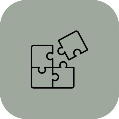 vektör bulmaca parçaları simgesi