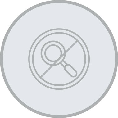 vektör büyütme lensi simgesi