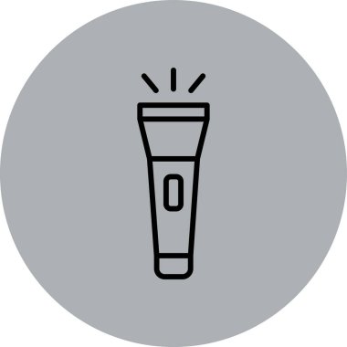 Benzersiz tüp vektör çizgisi simgesi