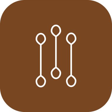 Bir web simgesinin vektör illüstrasyonu