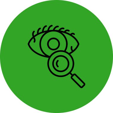 Modern ve renkli bir simgenin vektör çizimi