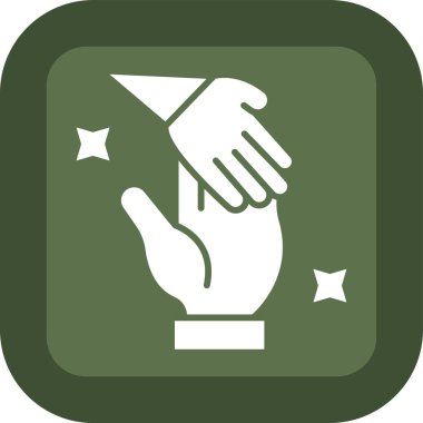 elele tutuşan bardak simgesi