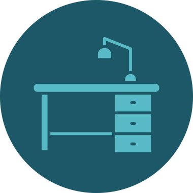 masa simgesi vektör illüstrasyonu