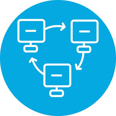 Seo simgesinin vektör illüstrasyonu, pazarlama kavramı