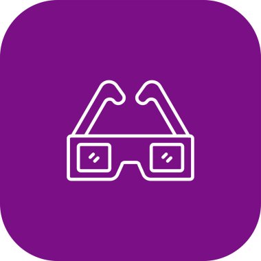 gözlük ve gözlük vektör simgesi