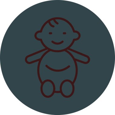 Oyuncak bebek. Basit tasarım